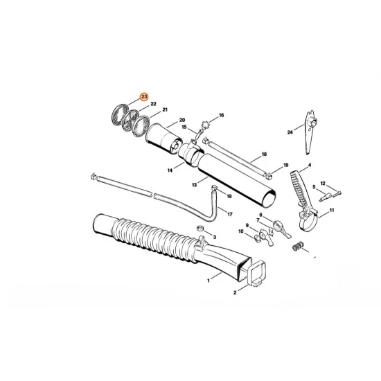 STIHL  Kratka odchylająca 4202 708 6800